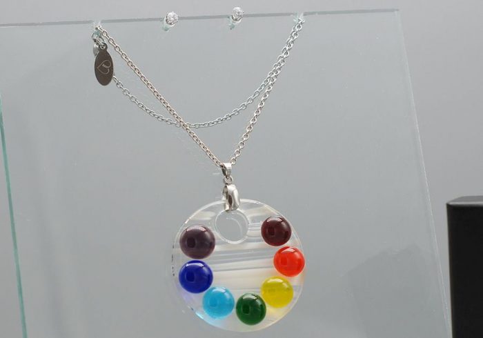 Pendant and earrings #879, "Mother Nature - Image 6