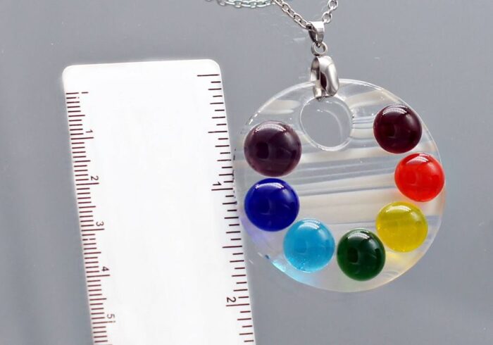 Pendant and earrings #879, "Mother Nature - Image 8