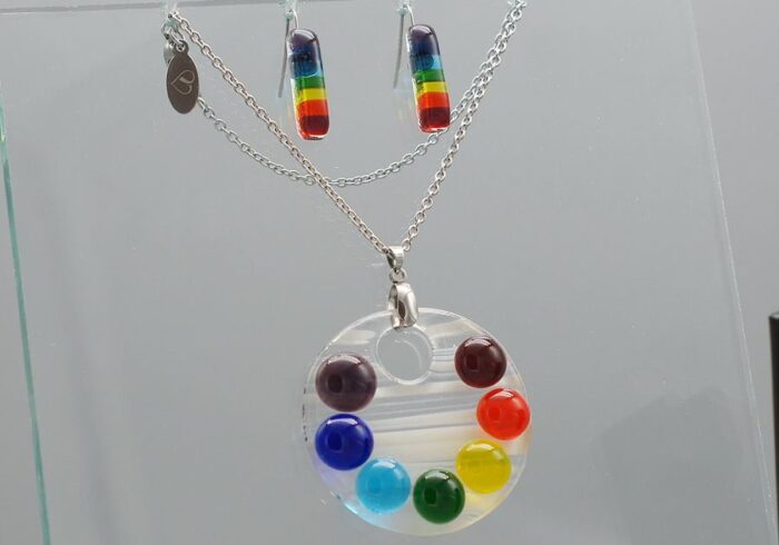 Pendant and earrings #879, "Mother Nature - Image 2