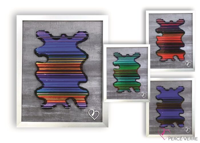 AURA by Percé-Glass-Luminous frame - 18 X 22-DÉCOR