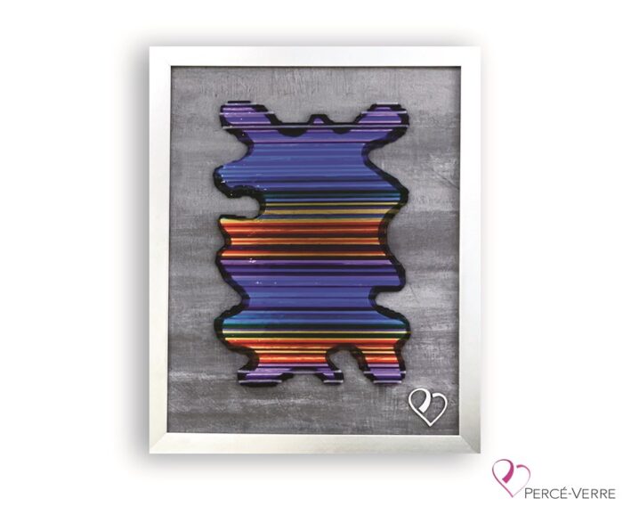AURA by Percé-Glass-Luminous frame - 18 X 22-DÉCOR