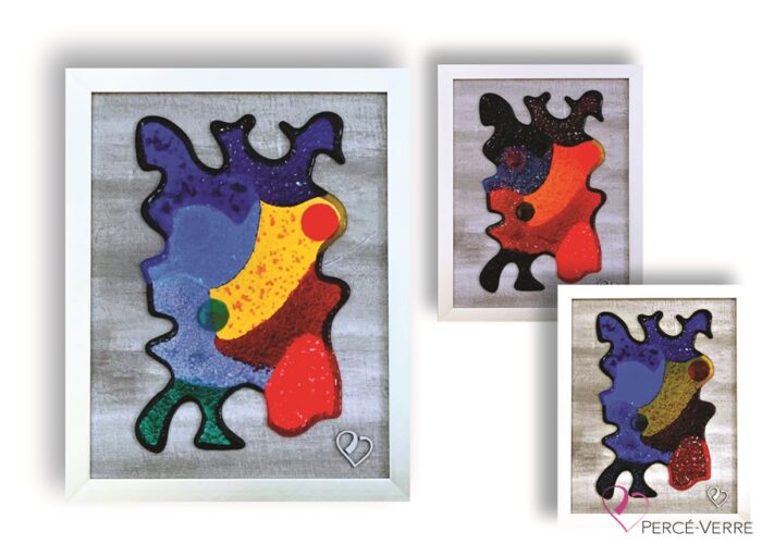 CLAIR DE LUNE by Percé-Glass-Luminous frame - 16 X20