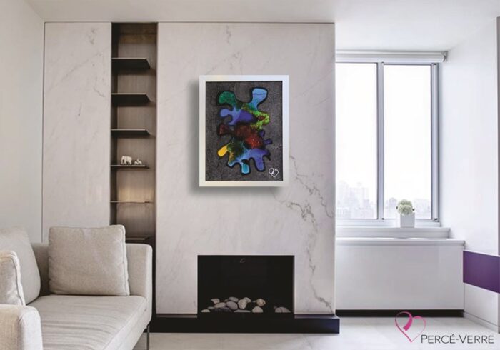 NIRVANA-Luminous frame 16 x 20 by Percé-Verre-Décor
