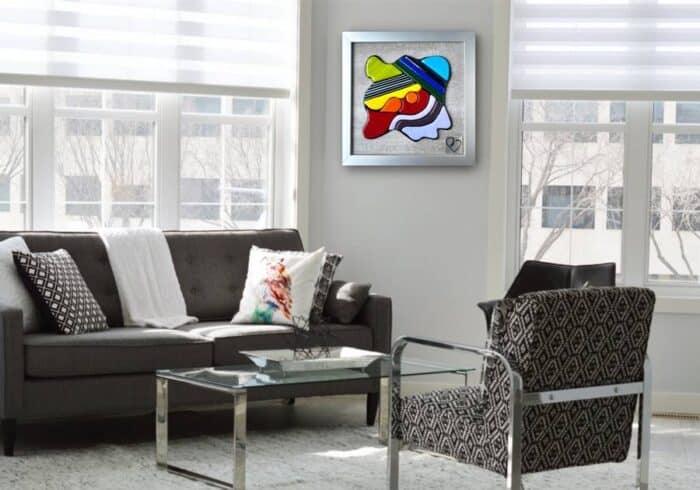 DIVAGUE by Percé-Verre_Cadre Moderne 8 X 8