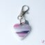 jewel pink and purple handbag