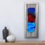 Luminous frame in decor_ Percé-Verre_oeuvre d'art_CRÉPUSCULE ÉTERNEL