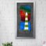 Luminous frame in decor_ Percé-Verre_oeuvre d'art_MAJESTÉ MARINE
