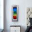 Luminous frame in decor_ Percé-Verre_oeuvre d'art_STAIRWAY TO HEAVEN