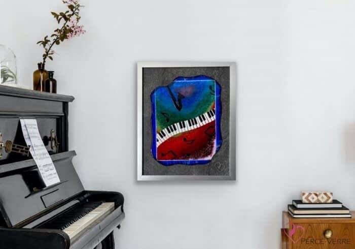 Luminous frame in decor_ Percé-Verre_UNE PAGE DE NOTRE AMOUR