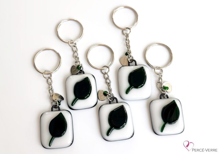 Porte-clés feuille arbre2_Tree leaf Key chain