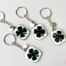 4-leaf clover" key ring