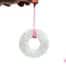 Antique pink crystal ornament