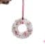 Ornement "Cristaux Laurier Rose"