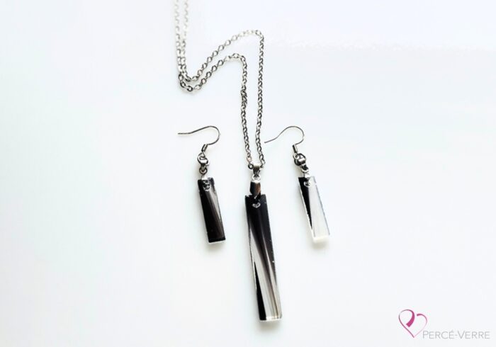 Bijoux_verre_acier inoxydable_Élégamt_Jewelry_glass_Stainless steel_Percé-Verre -