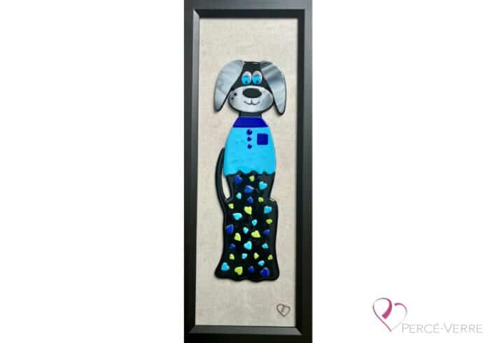 FERNAND_Collection-chiens_Oeuvre_Art-Deco_Glass-artwork_verre-fusionne_perce-verre