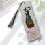 Bookmark - Oscar fused glass cat with pompom | Percé-Verre