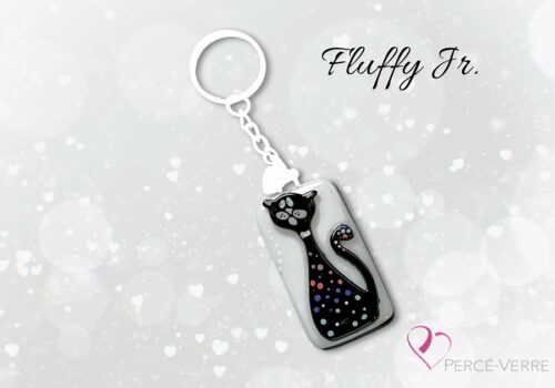 cat-key-holder-cute-handmade-glass-fusion-quebec-FLUFFY Jr.