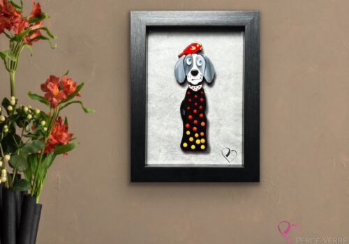 Chiens de laboratoire - Génération Coco & Rufus en décoration, work in fused glass Percé-Verre