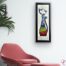 Maxence, a mischievous cat in fused glass, an original Percé-Verre creation by Stéphanie Béland, combining charm, gentleness and cunning.